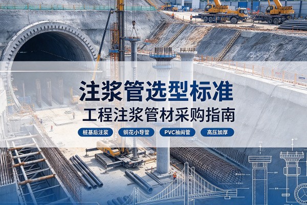 古塔注浆管选型标准